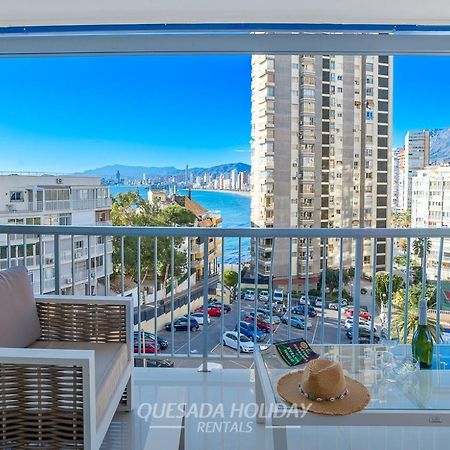 La Perla Benidorm Apartment Seaview & Pool Levante Beach Exteriör bild
