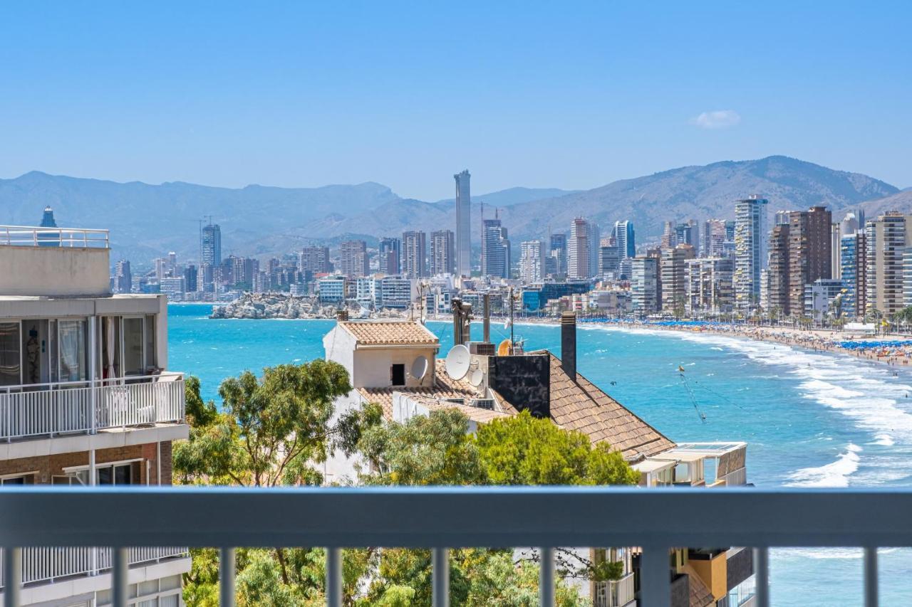 La Perla Benidorm Apartment Seaview & Pool Levante Beach Exteriör bild