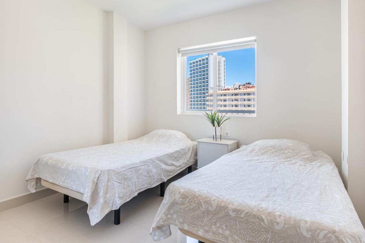 La Perla Benidorm Apartment Seaview & Pool Levante Beach Exteriör bild