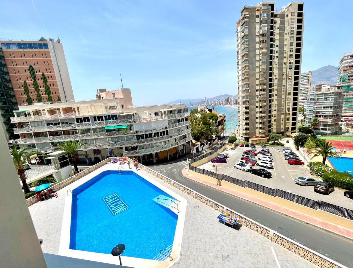 La Perla Benidorm Apartment Seaview & Pool Levante Beach Exteriör bild