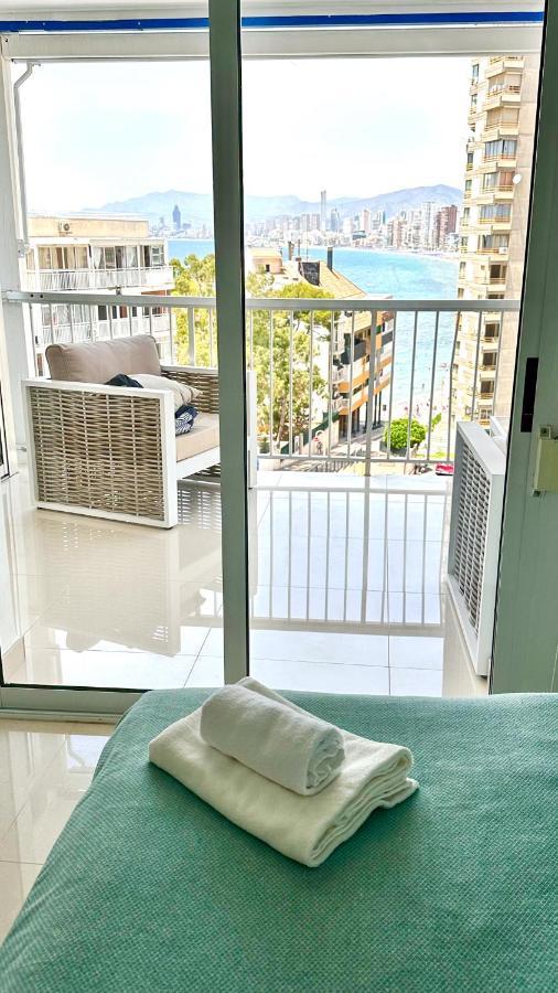 La Perla Benidorm Apartment Seaview & Pool Levante Beach Exteriör bild