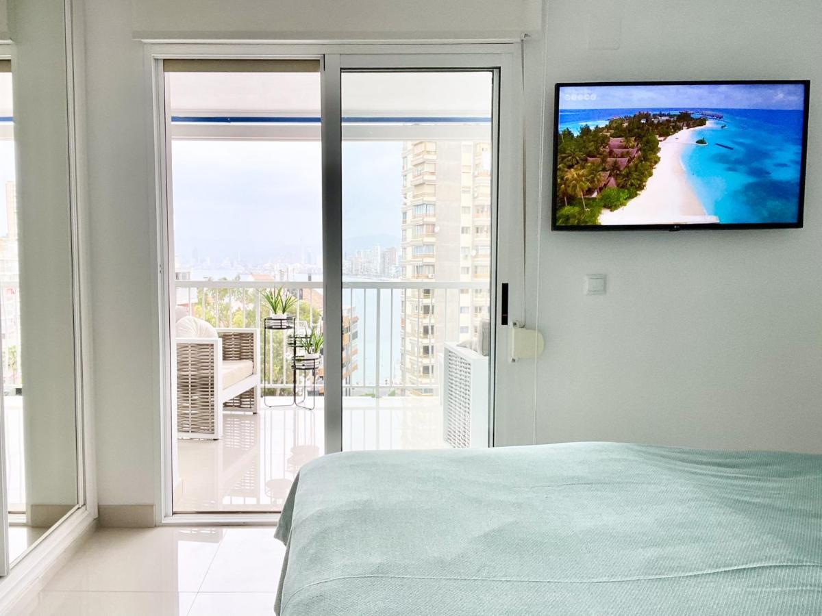 La Perla Benidorm Apartment Seaview & Pool Levante Beach Exteriör bild