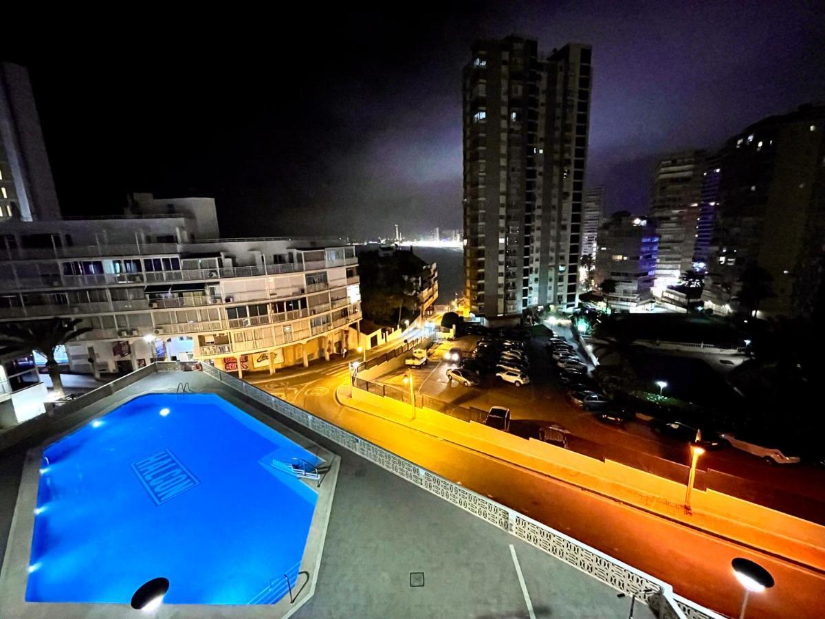 La Perla Benidorm Apartment Seaview & Pool Levante Beach Exteriör bild
