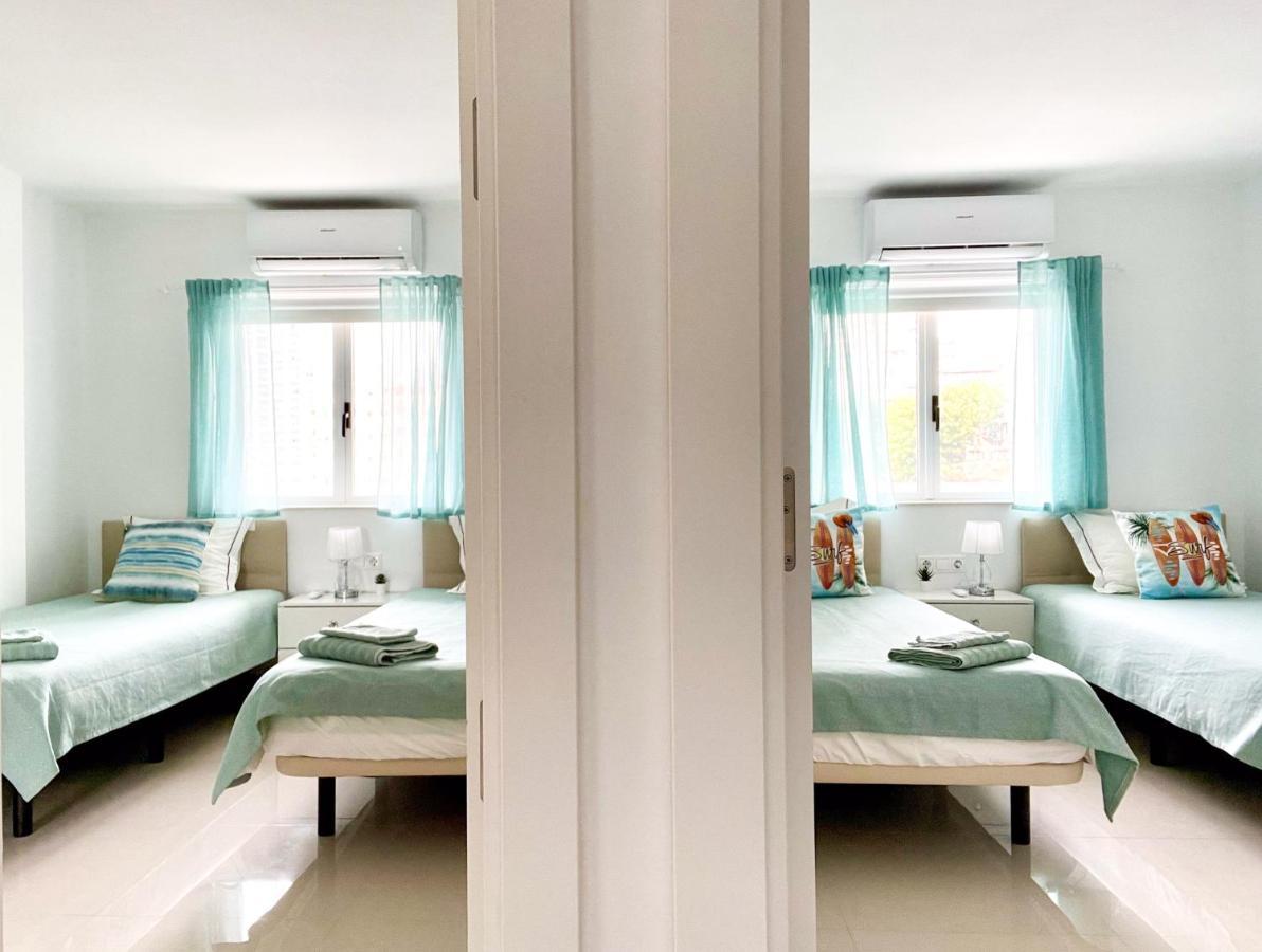 La Perla Benidorm Apartment Seaview & Pool Levante Beach Exteriör bild