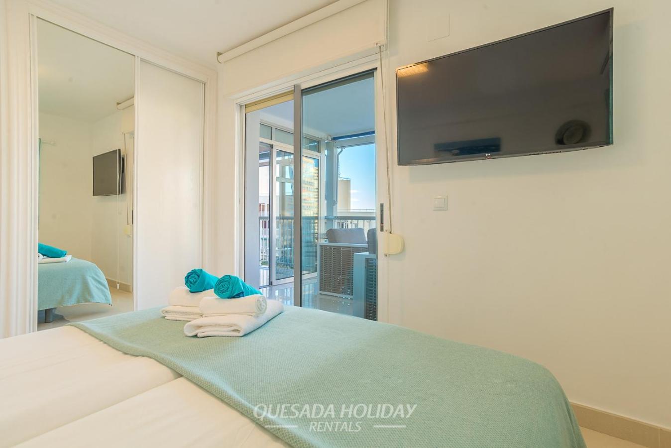 La Perla Benidorm Apartment Seaview & Pool Levante Beach Exteriör bild