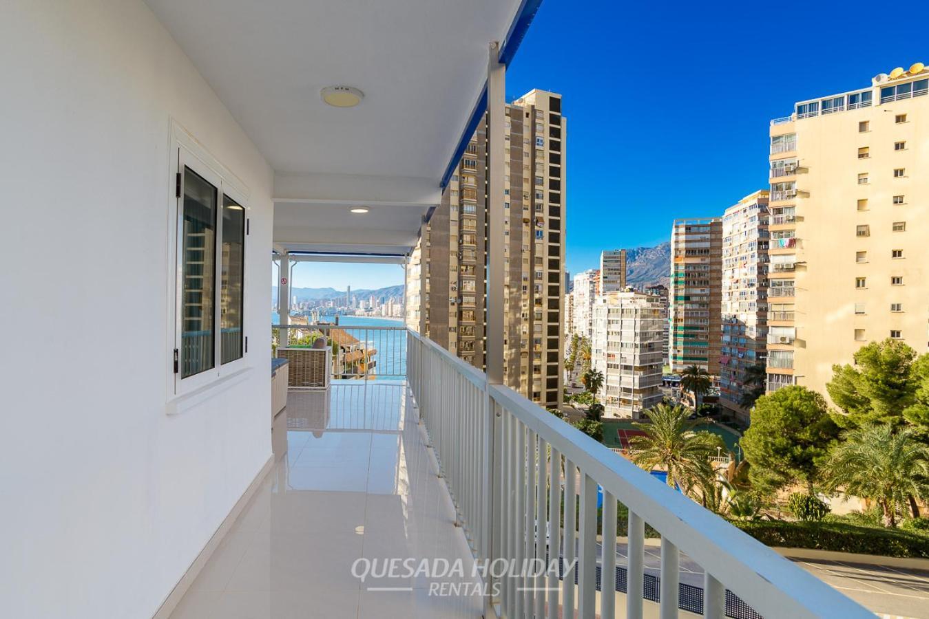 La Perla Benidorm Apartment Seaview & Pool Levante Beach Exteriör bild