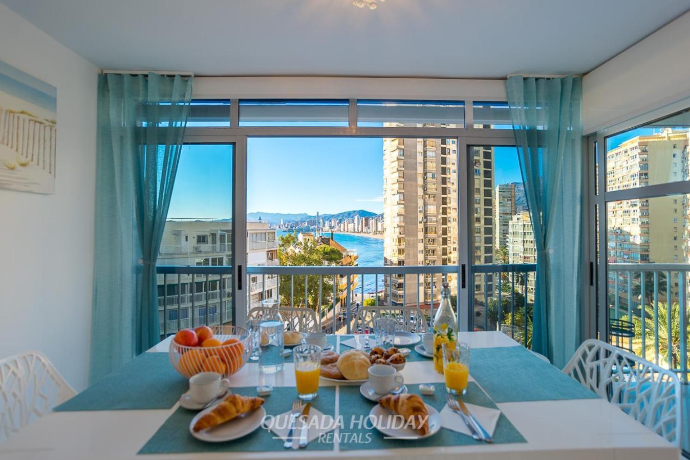 La Perla Benidorm Apartment Seaview & Pool Levante Beach Exteriör bild