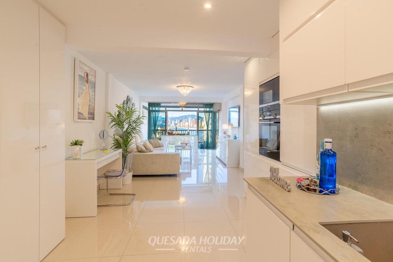 La Perla Benidorm Apartment Seaview & Pool Levante Beach Exteriör bild