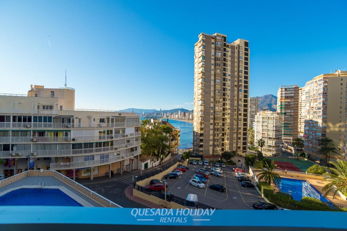 La Perla Benidorm Apartment Seaview & Pool Levante Beach Exteriör bild