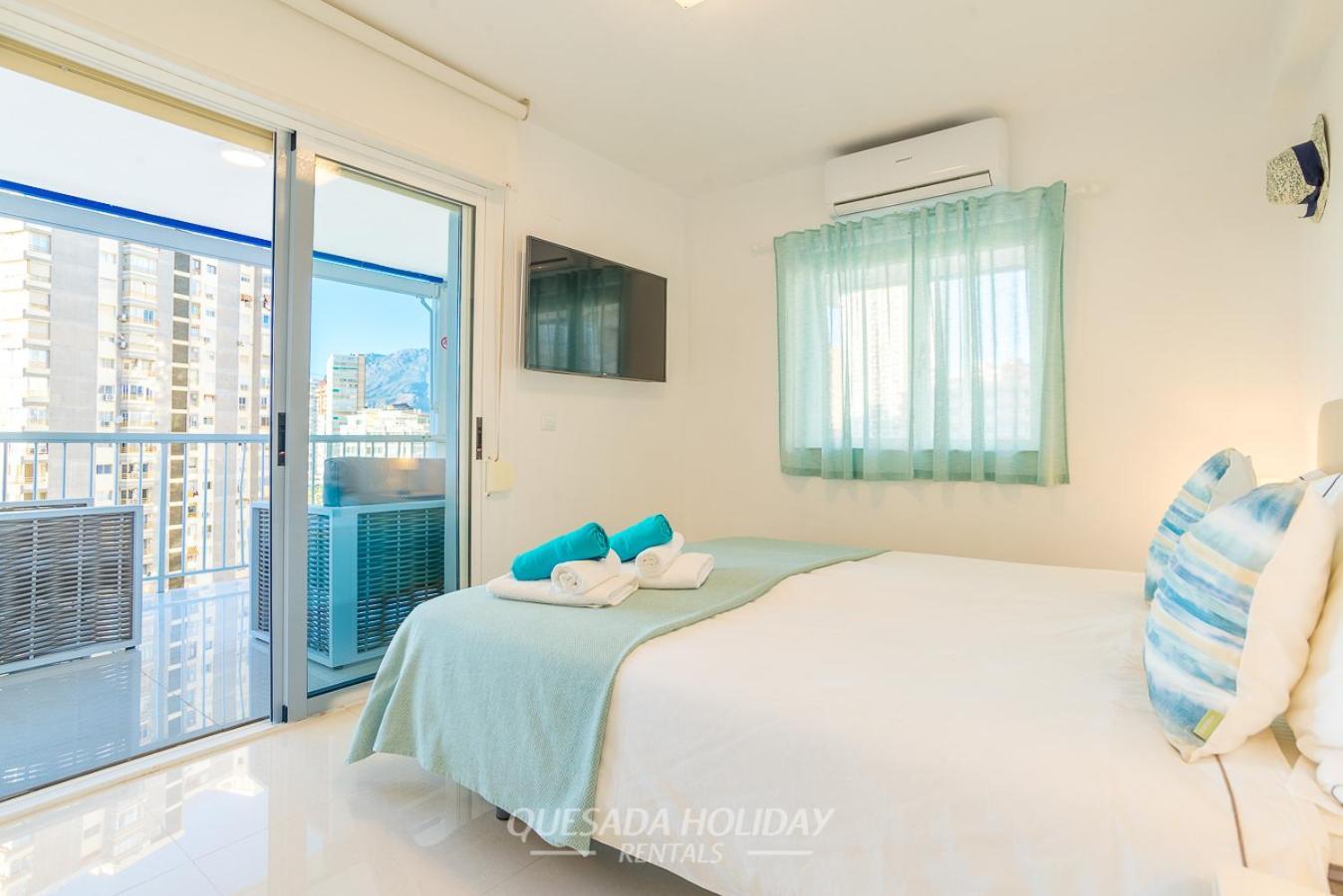La Perla Benidorm Apartment Seaview & Pool Levante Beach Exteriör bild