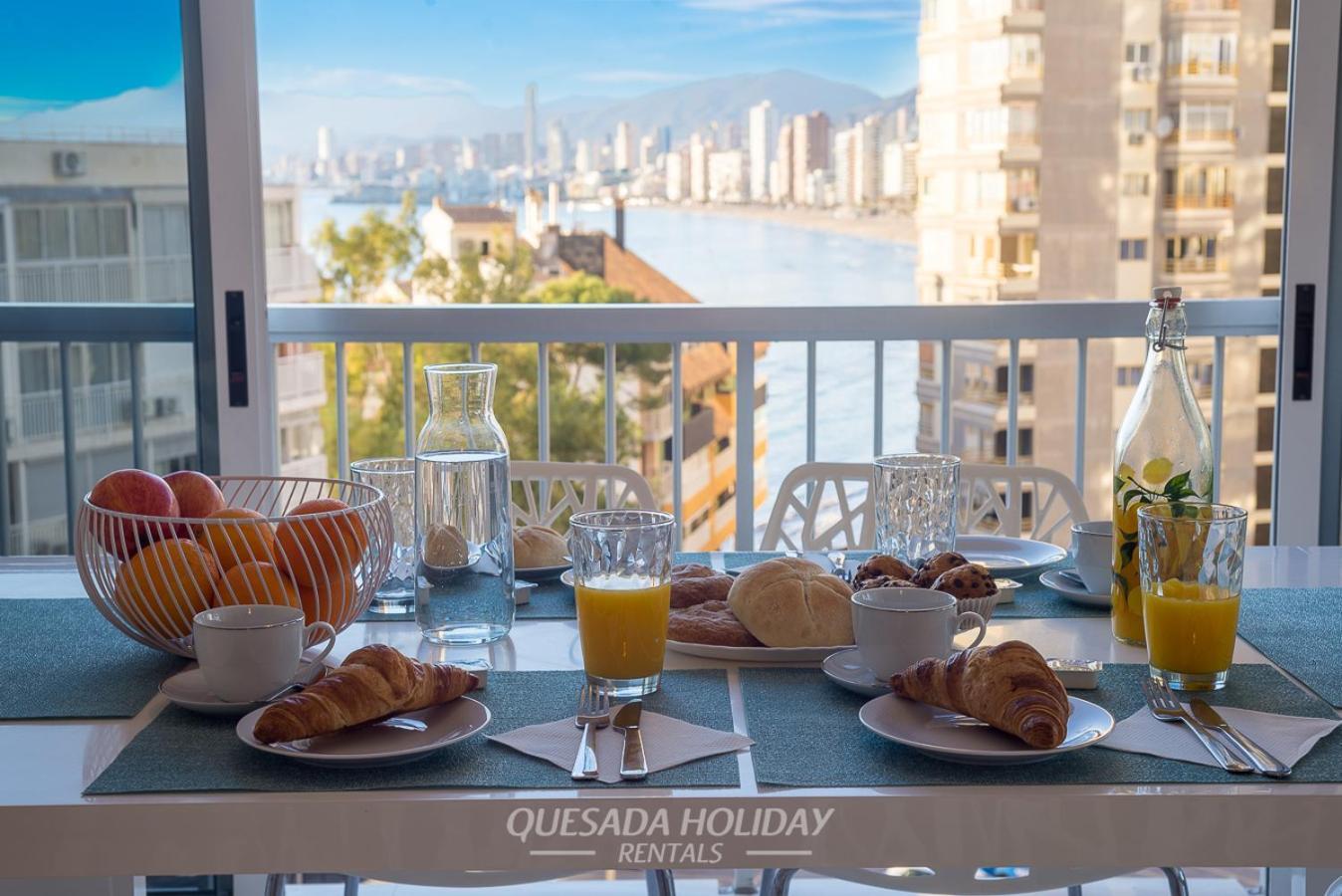 La Perla Benidorm Apartment Seaview & Pool Levante Beach Exteriör bild
