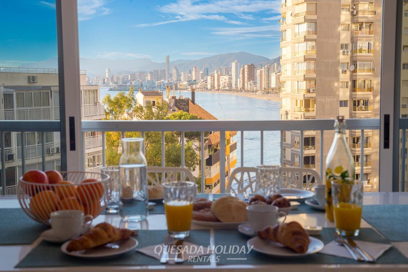 La Perla Benidorm Apartment Seaview & Pool Levante Beach Exteriör bild