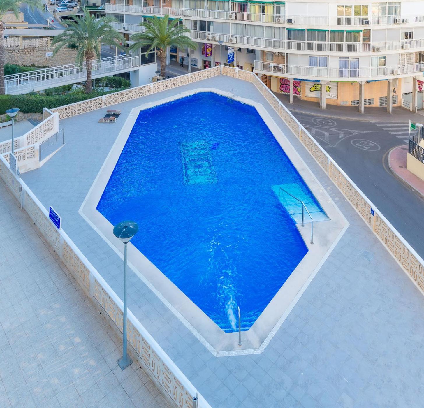 La Perla Benidorm Apartment Seaview & Pool Levante Beach Exteriör bild
